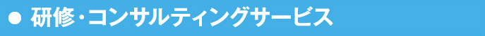 研修・コンサルティングサービス